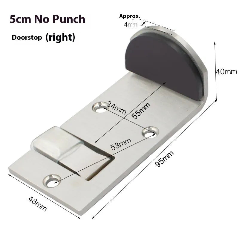 Fast Food Restaurant Door Stop Locator Stainless Steel Door Stop - Bellarte Enchanté Fast Food Restaurant Door Stop Locator Stainless Steel Door Stop